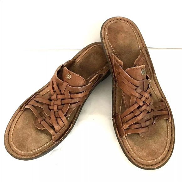 UGG Shoes - UGG Australia Keala Slide Leather Sandals Sz 9